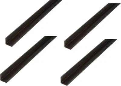 Produktbild von Alberts 4 x Winkelprofil, Stahl roh, 30 x 30 x 3 mm, Länge 1 m