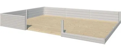 Produktbild von 15mm Fußbodenpaket für Gartenhaus Modell Misaka XL