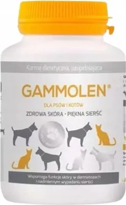 Zdjęcie produktu dla Gammolen Preparat Poprawiający Skórę I Sierść 60 Tabletek