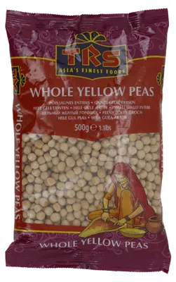 Produktbild von Ganze Gelbe Erbsen TRS | Proteinreiche Hülsenfrüchte | Für Currys & Eintöpfe | 500 g