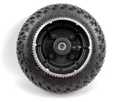 Immagine prodotto di Pneumatici off-road da 8 pollici, 200x50, con puleggia a 72 denti per skateboard da montagna, colore nero