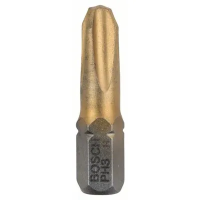 Image de Embout cruciforme PH 3 extra-dur 25 mm (lot de 25) - Bosch 2607002489
