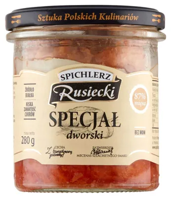 Produktbild von Spichlerz Rusiecki Specjał dworski Schweinefleischkonserve 280 g