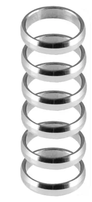 Produktbild von Harrows - Dartschaft Ringe, Metall (6er-Pack) PP12666 (Einheitsgröße) (Silber)