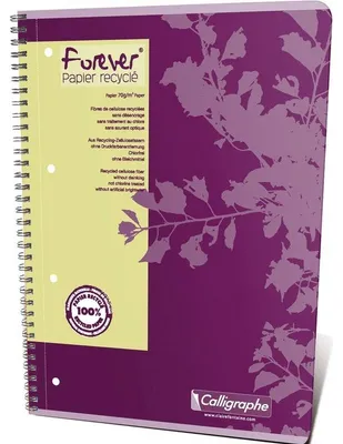 Produktbild von Clairefontaine 17427C, Weiß, A4, 80 Blätter, 70 g/m², Kariertes Papier, Softcover
