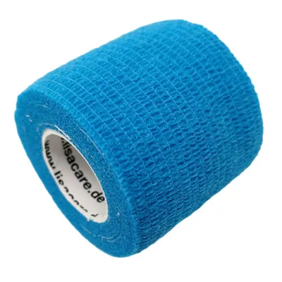 Produktbild von LisaCare selbstklebender Verband - Hellblau - 5cm x 4,5m