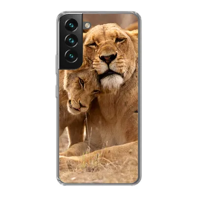 Produktbild von MuchoWow® Handyhülle Schutzhülle Hülle für Samsung Galaxy S22 Löwe - Wilde Tiere - Jungtier Silikon Softcase Handy Hülle - Mobiltelefonhülle