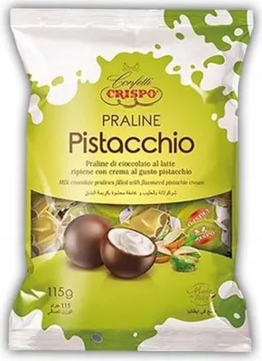 Produktbild von Praline Pistacchio 115g - Crispo