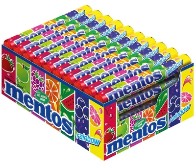 Image de Mentos Rainbow Chews * (40 x 40g)