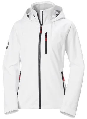 Immagine prodotto di Giacca con cappuccio da donna Helly Hansen W Crew 2.0, colore bianco, taglia 3XL