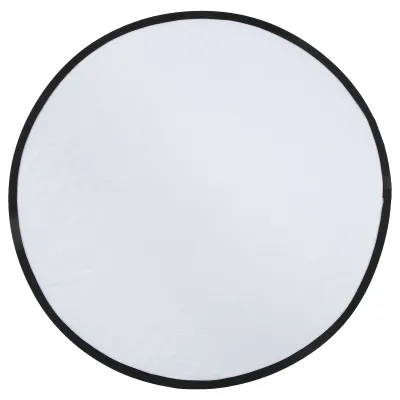 Imagen del producto de Reflector plateado y blanco, reflector plateado y blanco para fotografía, reflector para fotografía, reflectores de luz para fotografía, reflector redondo para fotografía, reflector portátil para fotografía