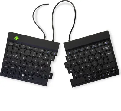 Zdjęcie produktu dla R-Go Tastatur Split   Break UK-Layout     verkabelt  schwarz