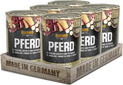 Produktbild von 6 x 800 g Belcando Pferd mit Kartoffel und Pastinake