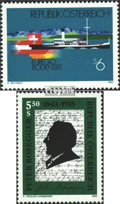Produktbild von Briefmarken Österreich 1993 Mi 2096,2098 (kompl.Ausgaben) postfrisch Sondermarken