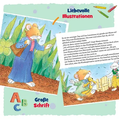 Image de Leo Lausemaus will alles alleine machen – Bilderbuch ab 3 Jahren: Liebevolle Vorlesegeschichte über Selbstständigkeit, Zusammenhalt und das Großwerden
