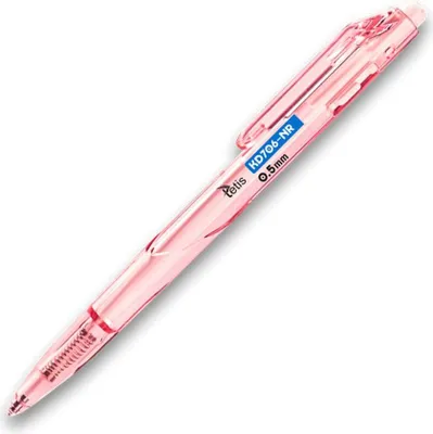 Produktbild von Stift KD706-NR, rosa, 0,5 mm Öl-Mine, mit Seitenmechanismus
