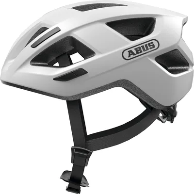 Produktbild von ABUS Fahrradhelm Aduro 3.0 – sportiver City-Helm in stilvollem Design für alltägliche und sportliche Touren – für Damen und Herren – Weiß, Größe M