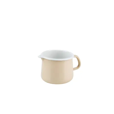Obrázek produktu pro Riess Nouvelle Beak Pot Ø12cm 1 litr Cappuccino Smaltovaný zvonek