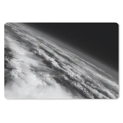 Produktbild von MuchoWow® Schreibtischunterlage Erde - Wolken - Planeten 60x40 cm - XXL Mauspad - Großes Mauspad