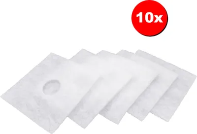Produktbild von 10x Trade-Shop Ersatzluftfilter Staubfilter kompatibel mit Helios ELF/ELSN ELS Ventilatoreinheiten Badlüfter ersetzt 00939 / Lüftungsgerät Zubehör