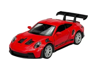 Immagine prodotto di Welly Porsche 911 992 GT3 RS Rosso 1:34-1:39 Modello in metallo pressofuso Nuovo nella confezione  43835