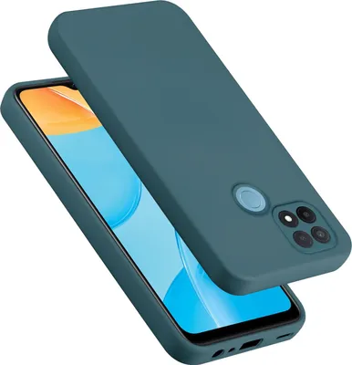 Produktbild von Cadorabo Hülle für OPPO A15 / A15s Hülle Silikon Handyhülle Case aus flüssigem Silikon, Kratzfeste und stoßfeste Schutzhülle für OPPO A15 / A15s