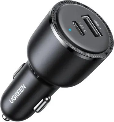Produktbild von Ugreen USB-C PD USB-A 63W Schnelles Autoladegerät