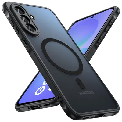 Obrázek produktu pro Magnetické pouzdro pro Samsung Galaxy A37 5G, pouzdro Magsafe, ochranné pouzdro, odolné proti nárazům, TPU rám, silný magnetický kroužek, černé