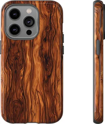 Produktbild von Edle Maserholz-Optik – Hülle Kompatibel mit iPhone 14 Pro