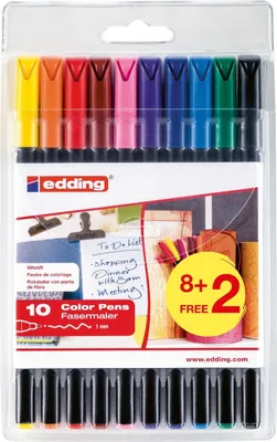 Obrázek produktu pro Fibrový fix edding 1200, balení = 10 x 10 kusů/10 barev
