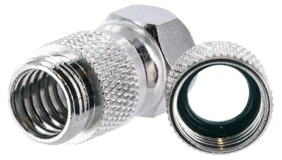Produktbild von Schwaiger FSTWI7002 531, F-Typ, 90°, Silber, Metall, 2 Stück(e)