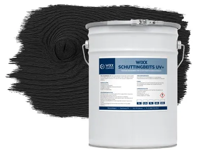 Productafbeelding van Wixx Schuttingbeits UV+ - Zwart - 10L