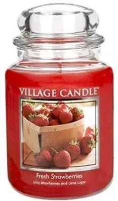 Produktbild von Village Candle Fresh Strawberries 602 g - 2 Docht