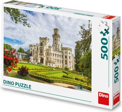 Zdjęcie produktu dla Puzzle Zámek Hluboká, ČR 47x33cm 500 dílků v krabici 33,5x23x3,5cm