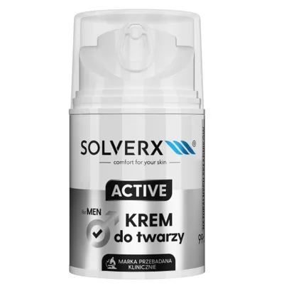 Zdjęcie produktu dla Solverx Activemen Krem Do Twarzy Dla Mężczyzn 50 Ml