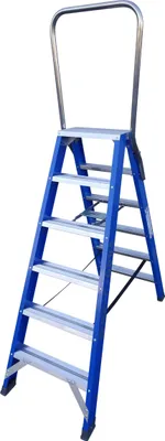 Produktbild von ASC Pro-Line XD-Stufenstehleiter DT-6 doppelseitig 6 Stufen mit 3,51m Arbeitshöhe