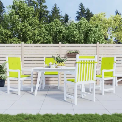 Produktbild von Maison Exclusive - Gartenstuhlauflagen für Niedriglehner 4Stk Knallgrün 100x50x3cm