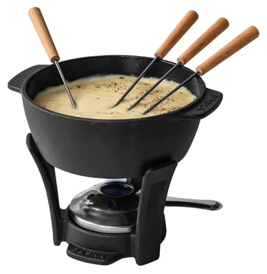 Fondueset Party Pro 1,1 L – Käsefondue-Topf, 4 Gabeln
