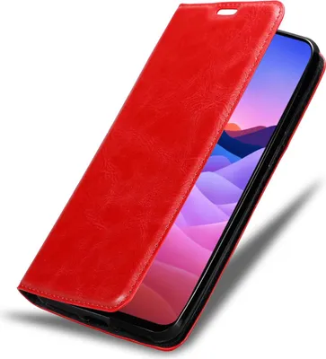 Immagine prodotto di Cadorabo custodia per ZTE Blade V2020 custodia protettiva in rosso custodia per cellulare cover chiusura magnetica