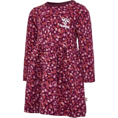 Produktbild von hummel hmlCONFETTI langarm Baby-Kleid 3430 - windsor wine 74