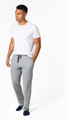 Produktbild von Herren-Relax-Hose „Ansgar“ in Grey Melange von Living Crafts