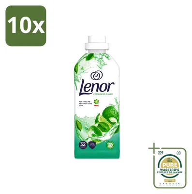 Produktbild von 10 x Lenor Freshness Guard Weichspüler - 800 ml - Vorratspackung - 10 Stücke