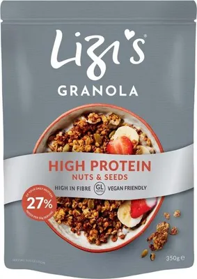 Produktbild von Lizi's Granola High Protein Nuts & Seeds 350g