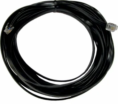 Obrázok produktu pre Pripojovací kábel Wolf, dĺžka: 10 m, 2xRJ12/6, čierny, pre CWL