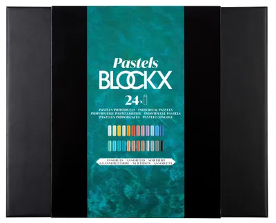 Produktbild von Blockx Box mit 24 Pastellkreiden, 17x21,5cm, sortiert 12924ABXC