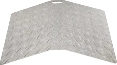 Obrázok produktu pre Clanmacy prahová rampa z hliníka s dĺžkou 80 cm, prenosný prahový mostík pre invalidný vozík, nosnosť rampy 270 kg s držadlami