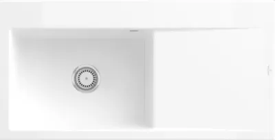Produktbild von Villeroy & Boch Keramikspüle 336201R1, Subway Style 60 Einbauspüle - inkl.