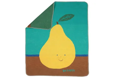 Produktbild von FUSSENEGGER Babydecke Birne 70x90cm verde mare