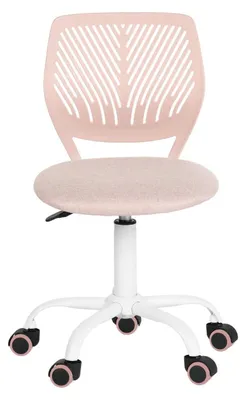 Produktbild von Bürostuhl Schreibtischstuhl Drehstuhl - Rosa - Kunststoff - Höhenverstellbar - 130 kg Tragkraft