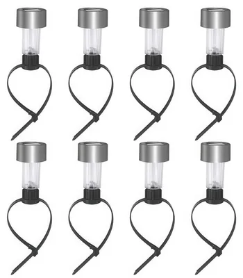 Produktbild von Solar-LED Poolbeleuchtung 8er Set, IP65 Außenlichter, warmweiß, robust & pflegeleicht, ideal für Garten, Pool und Party
